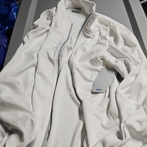 ALO Sport Men's White/grey  Lightweight Jacket Size Xl Nwt